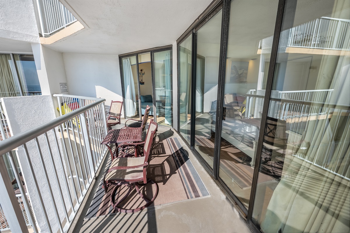 Amazing View from the Balcony!