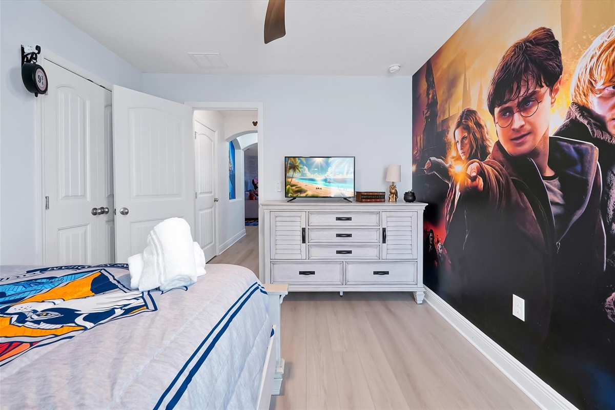 Step into the wizarding world of Harry Potter.