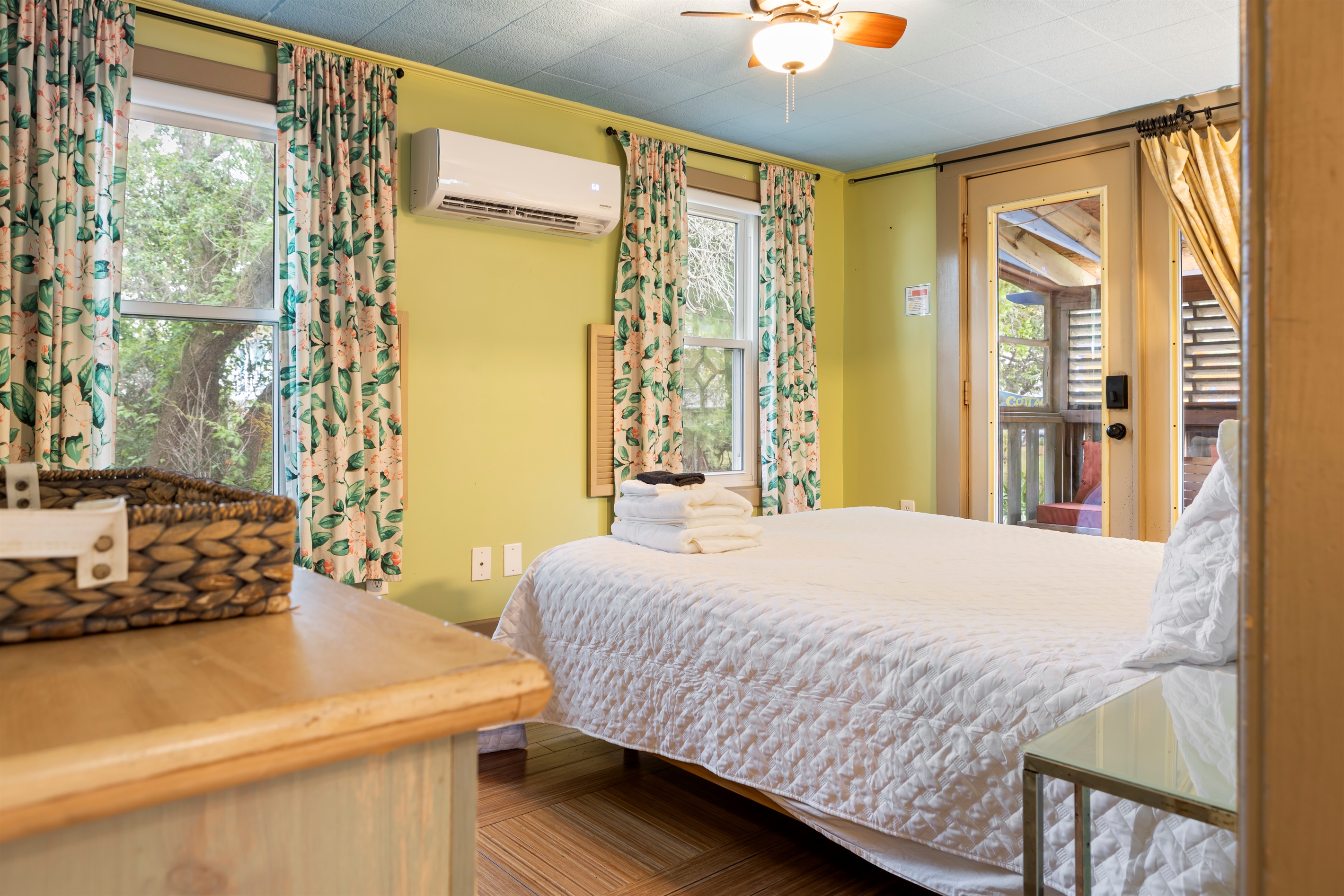 Bed linens provided