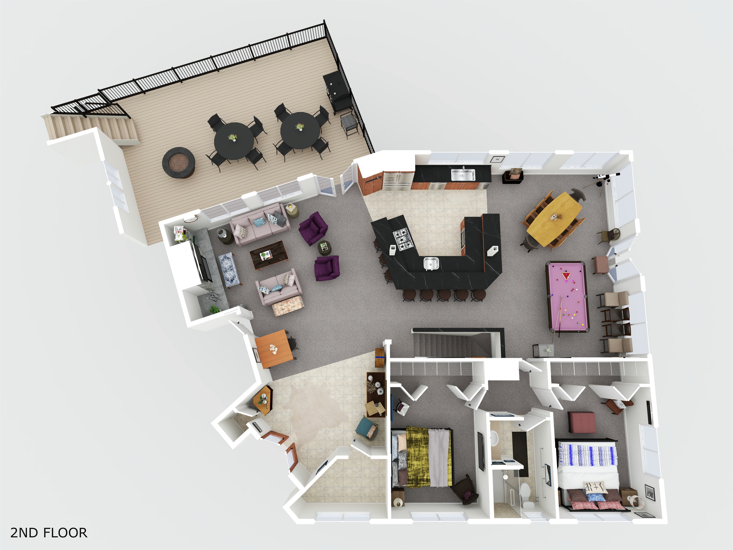 Main Level of the Main House