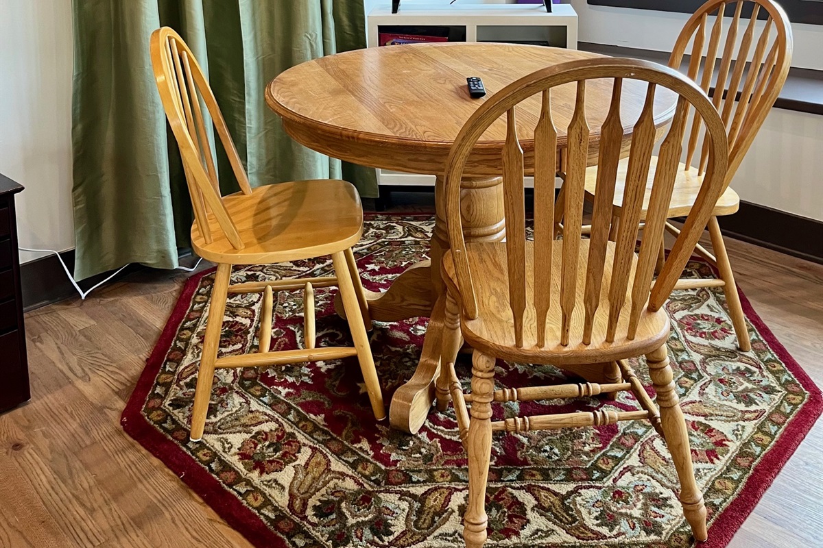 Main House: Game Room Table