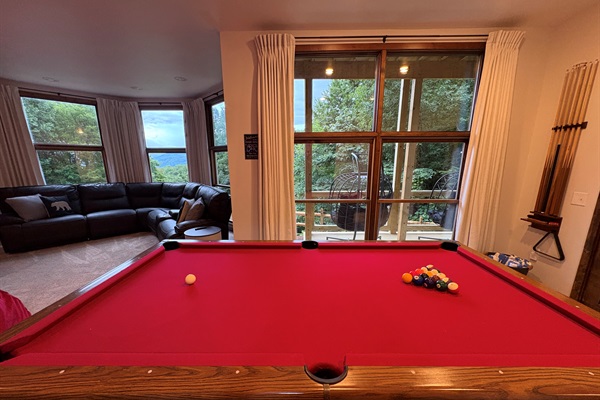 The Game Room with 8 ft Pool Table