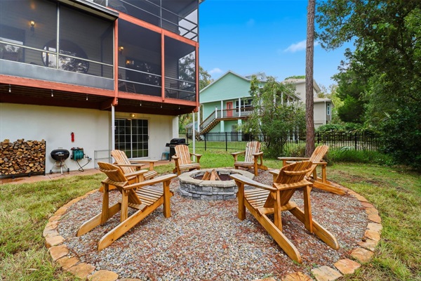 18 foot wide firepit