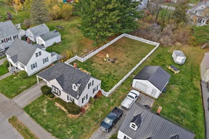 Aerial view of the property