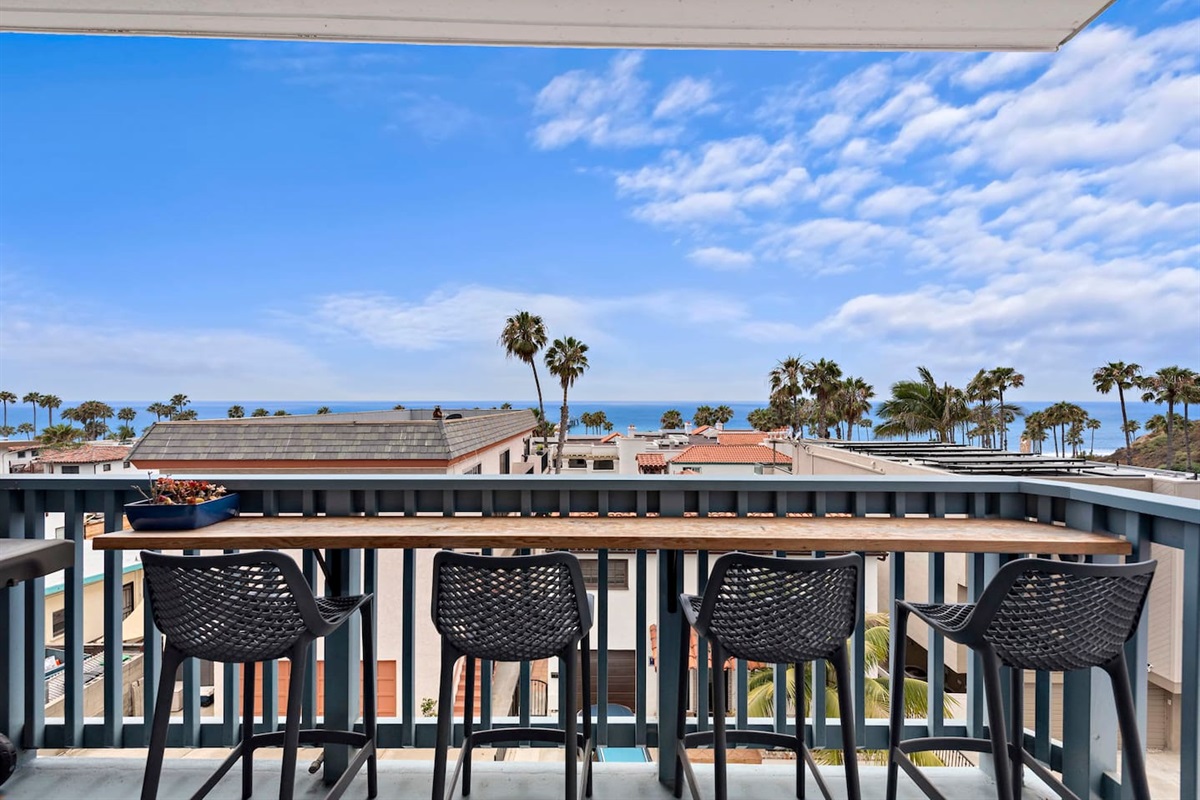 Complete with an outdoor seating area and BBQ, your balcony is the perfect place to enjoy meals with friends, happy hour or even some quiet time with a book.