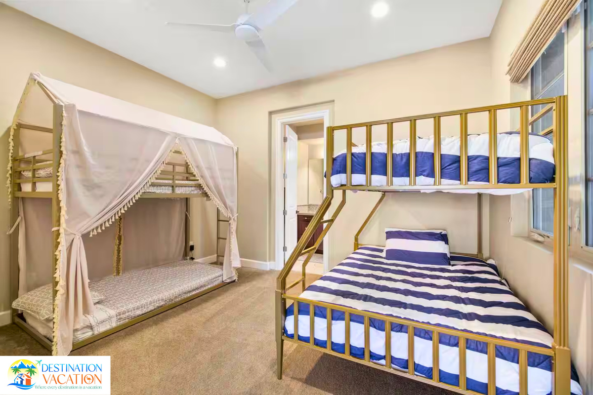 Cozy bunk beds make every stay extra special.