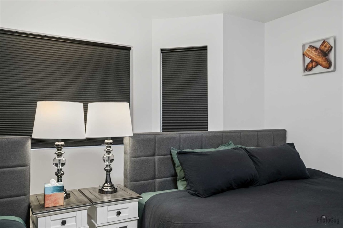 Master double king bedroom