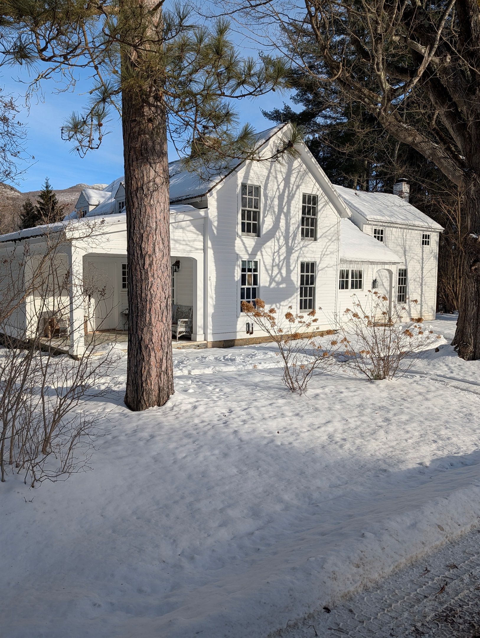 Timeless New England farmhouse with classic architecture and enduring country charm.