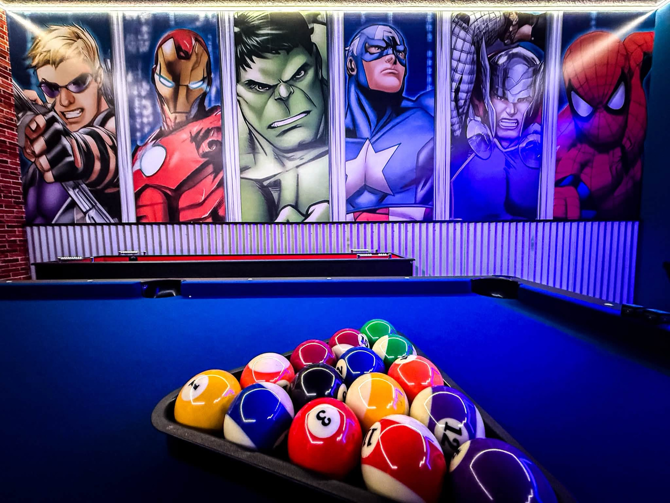 No need to overplan you rest days when you have your own private game room. 