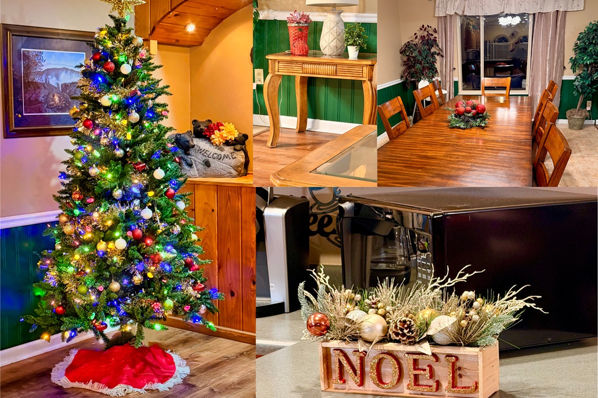 Decorated for holidays