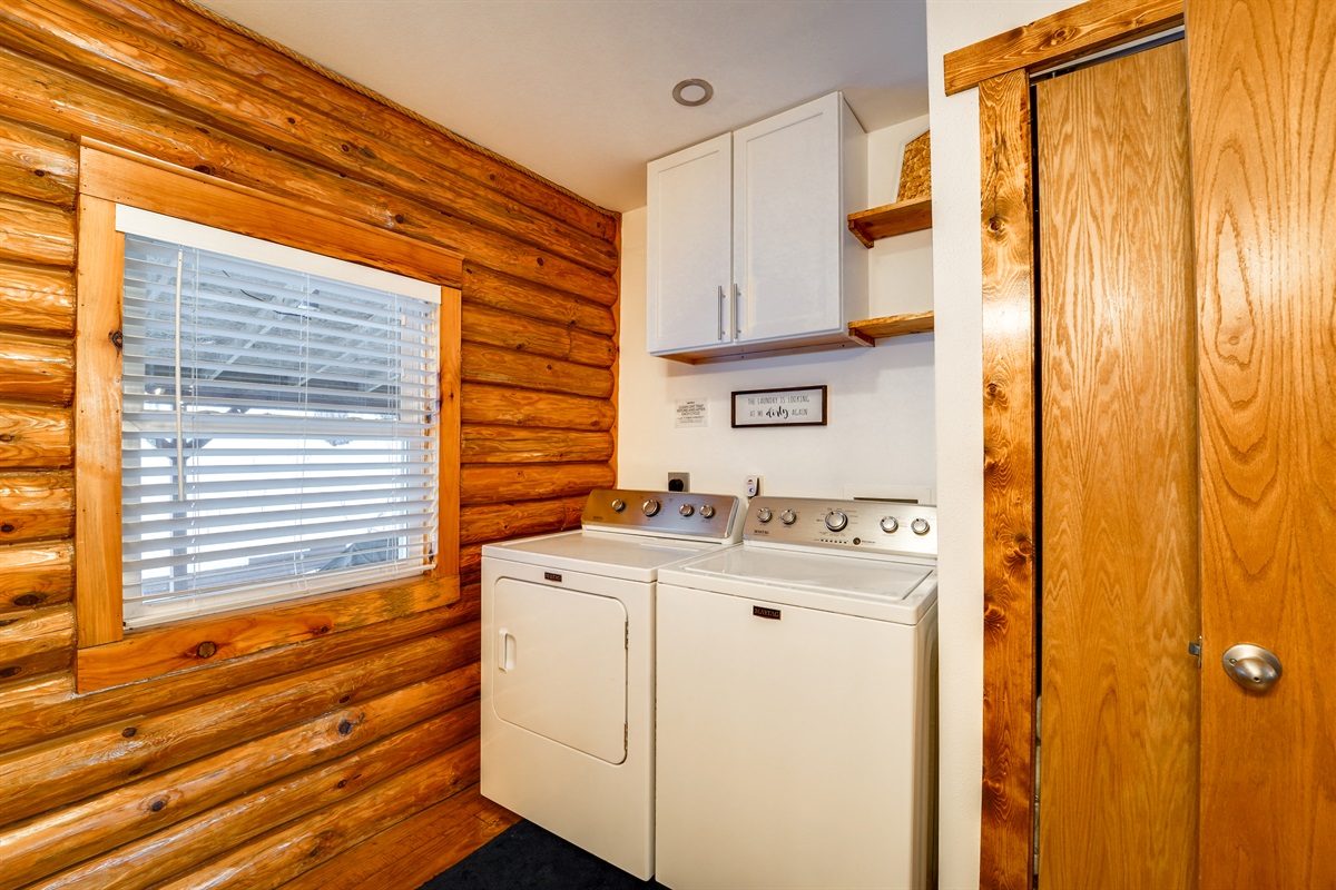 Free washer and dryer use