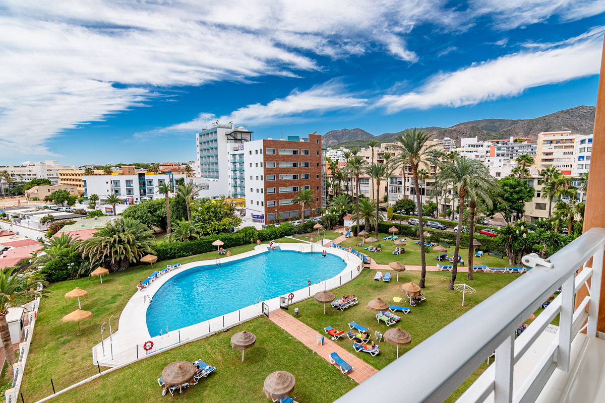 Pool, gardens, and sea views from the residence
