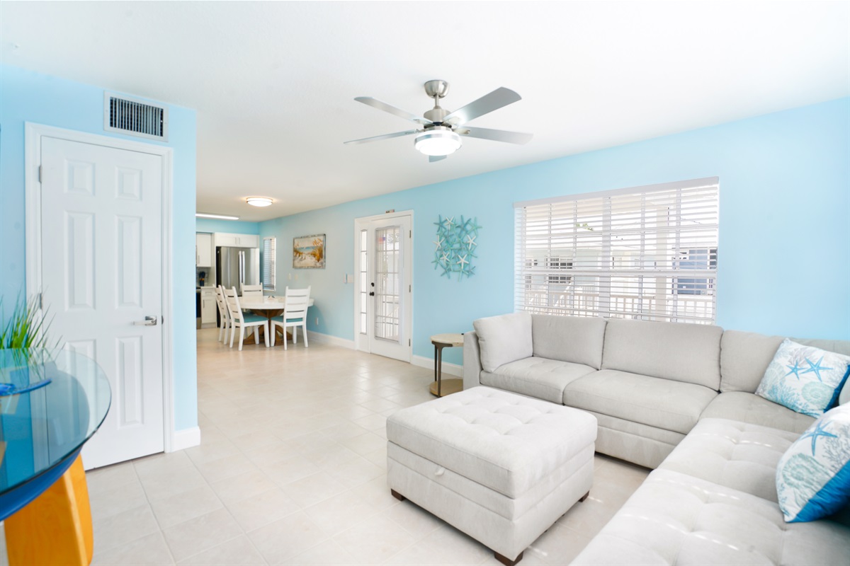 Coastal Hideaway offers 2 bedrooms/2 baths