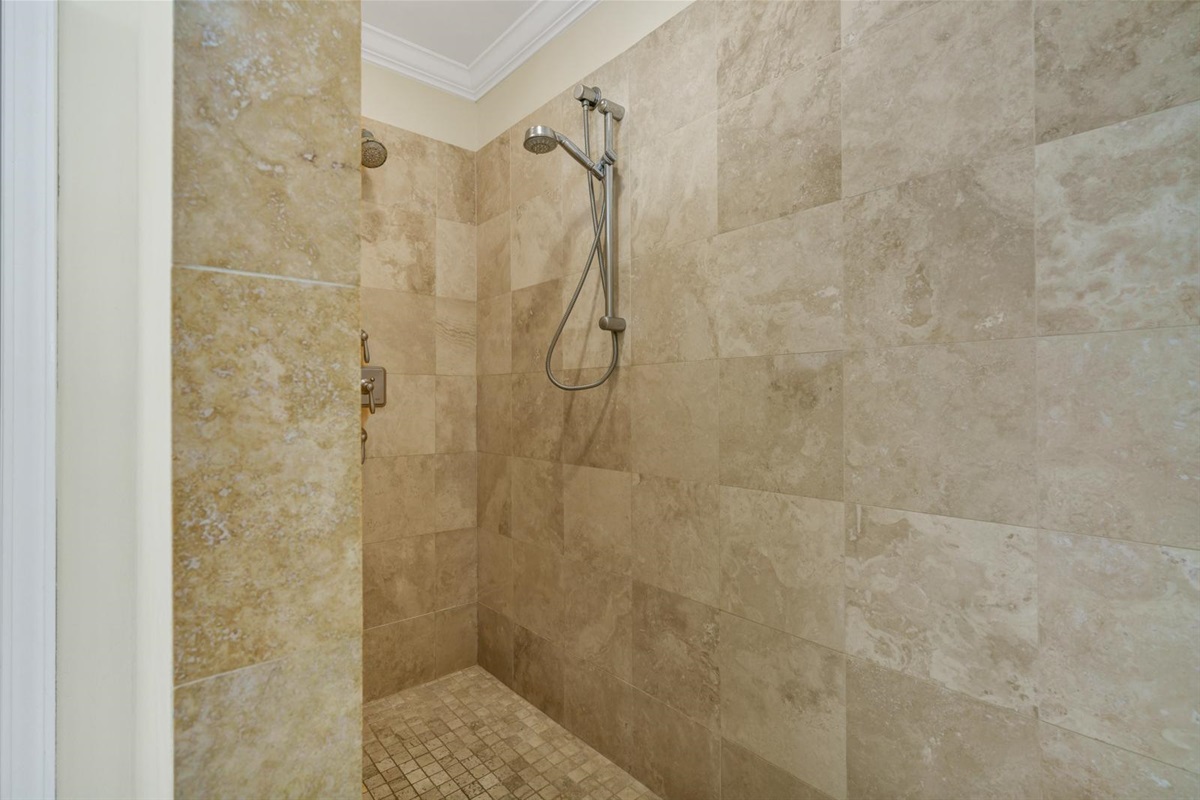 Large Walk-In Shower Master 2nd Level