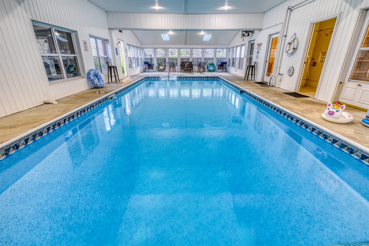 Huge Indoor Heated Pool