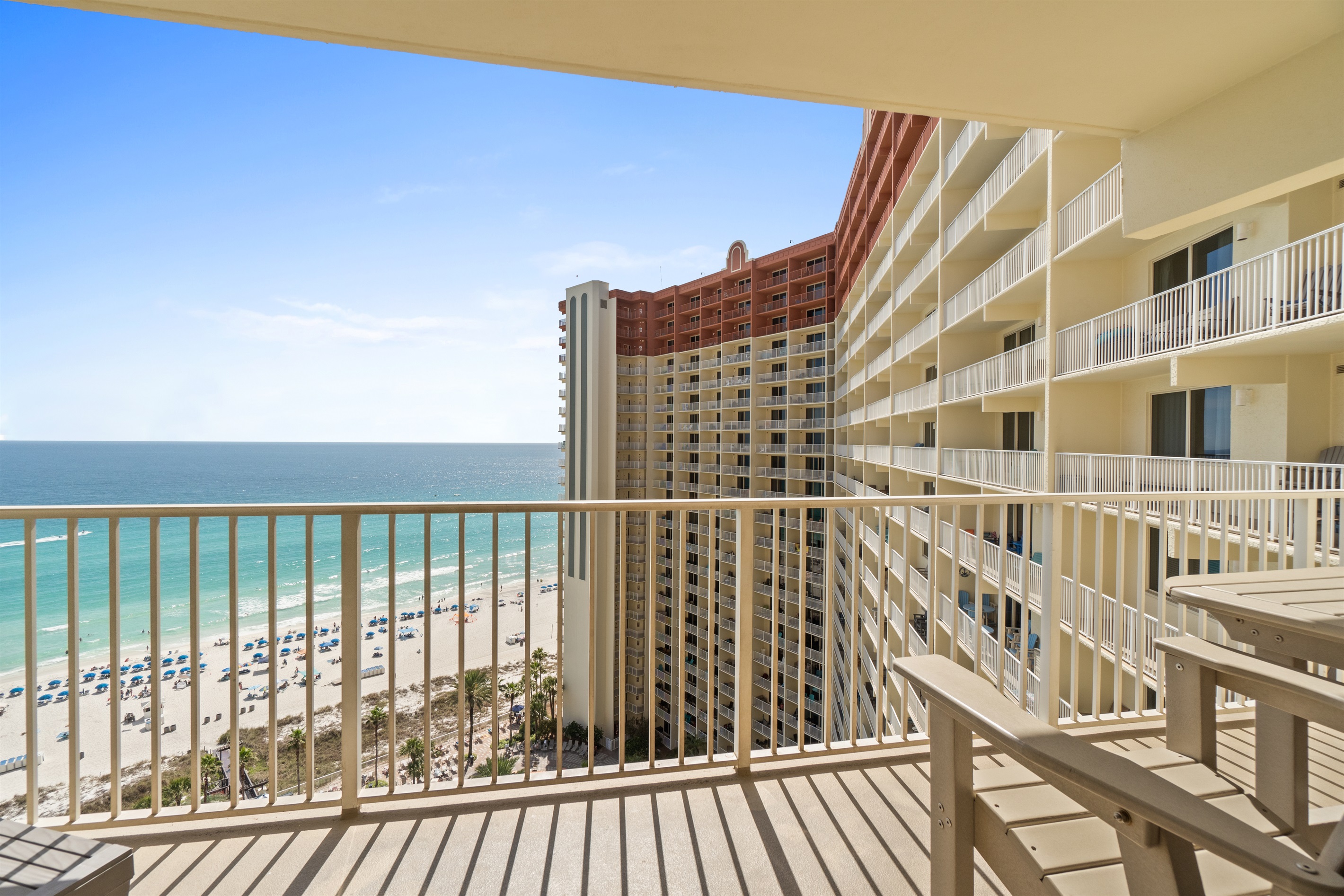 Look at that beautiful emerald water!