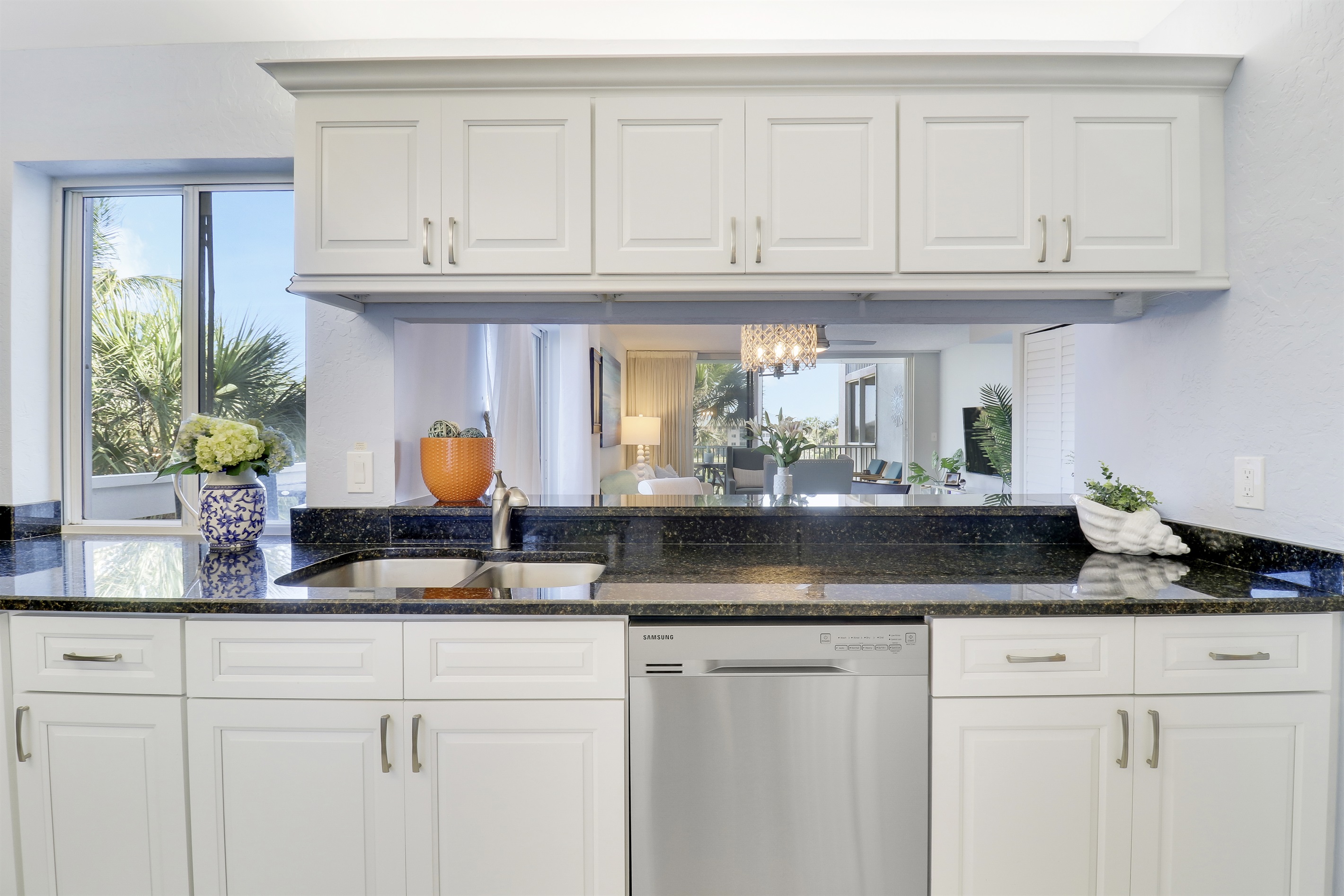 Sparkling clean space