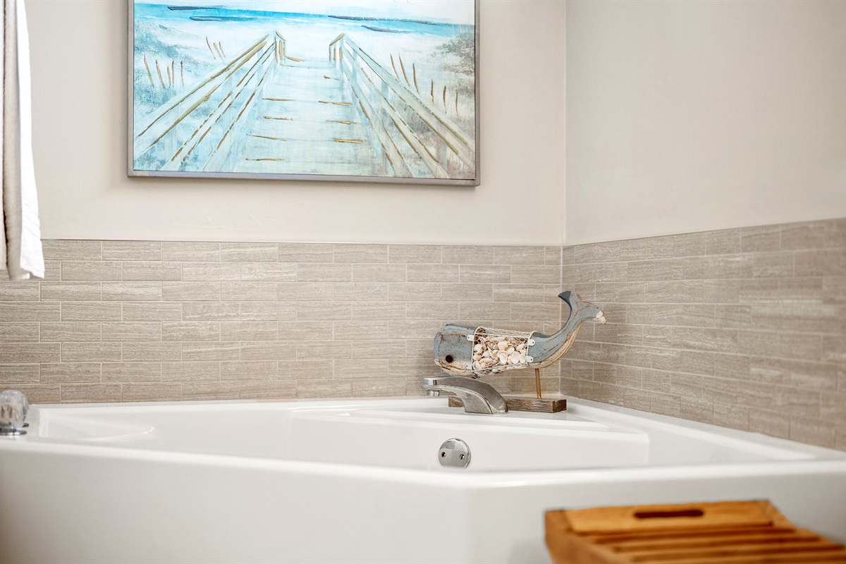 End your day soaking in the tub