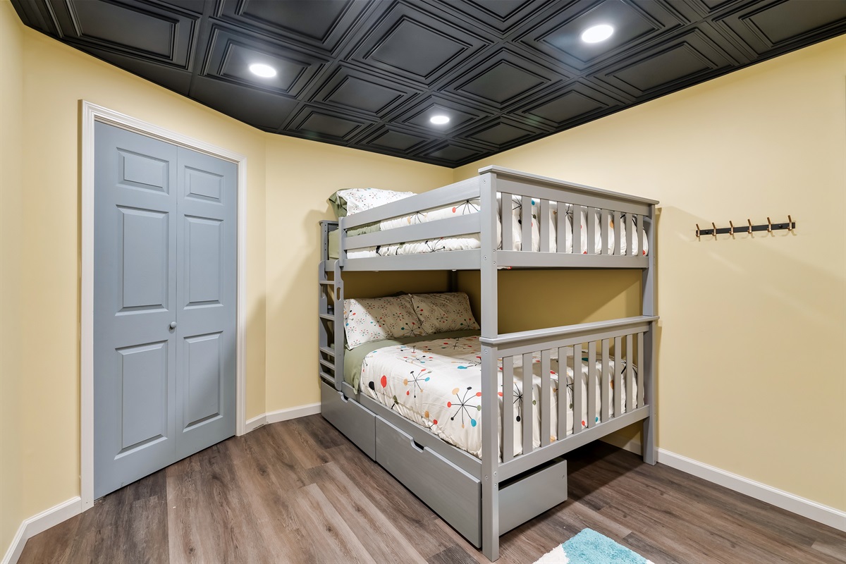 More than just a room! A great hangout for kids and adults alike, featuring soft lighting, closet space, and modern design.