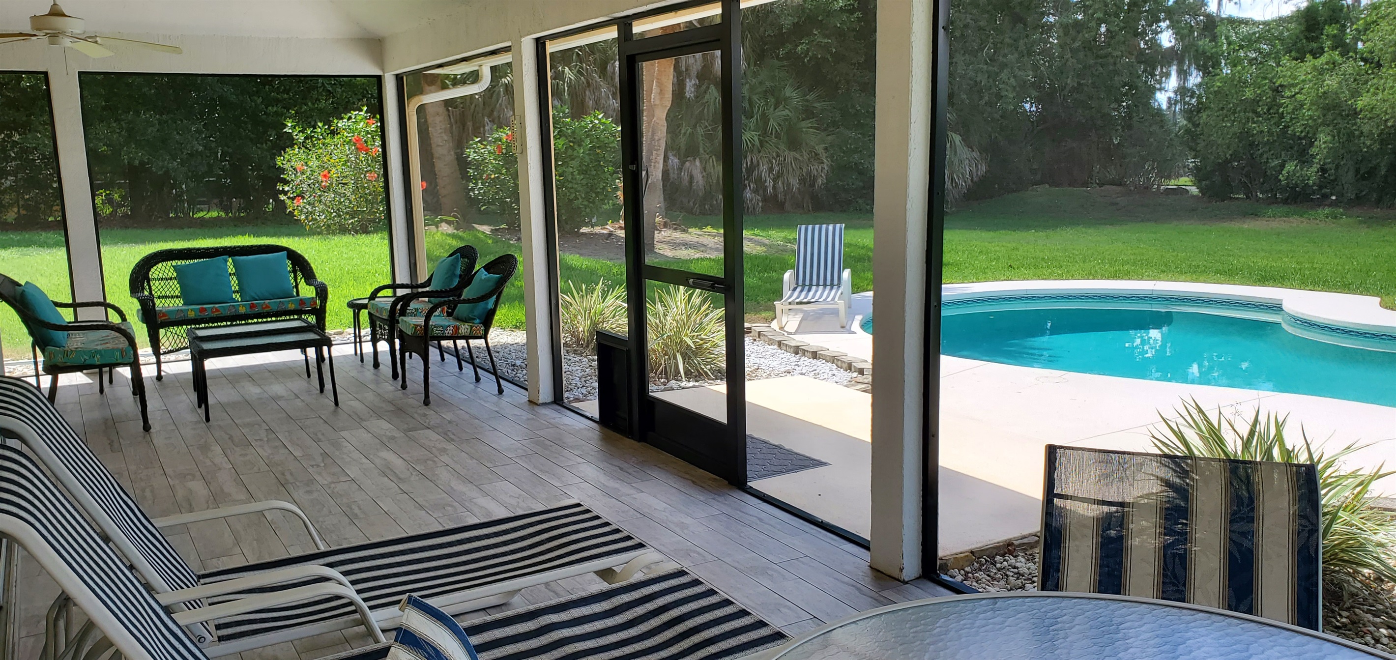 Lanai and pool 