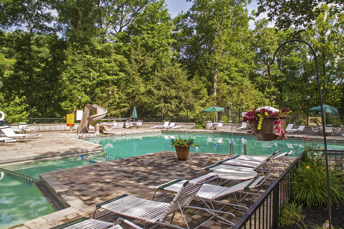 1 of 3 community pools you have access to! Only 5 minutes from cabin!