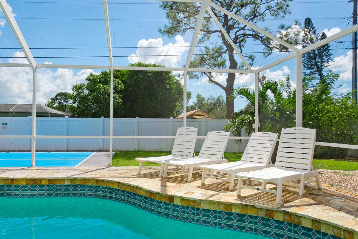 From the thrill of the game to the calm of the poolside — this backyard oasis invites you to play, relax, and recharge under the warm Florida sun.