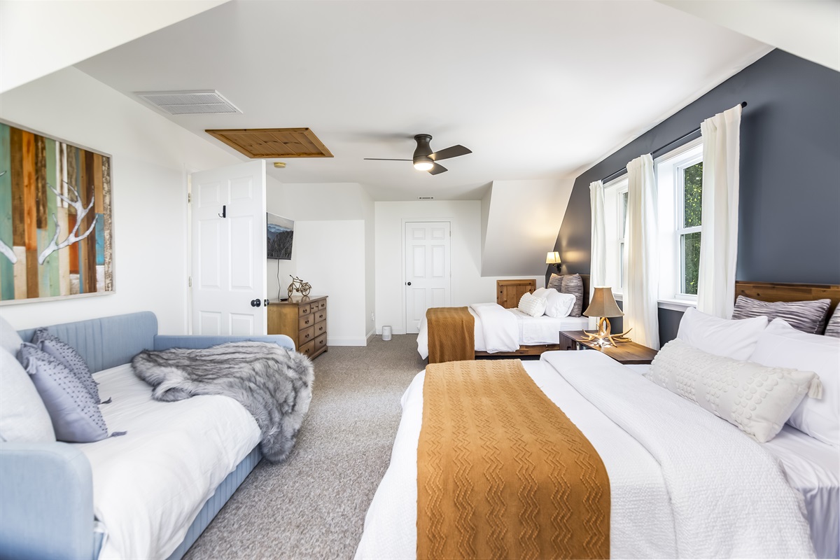 Plenty of space for an entire family in this one bedroom