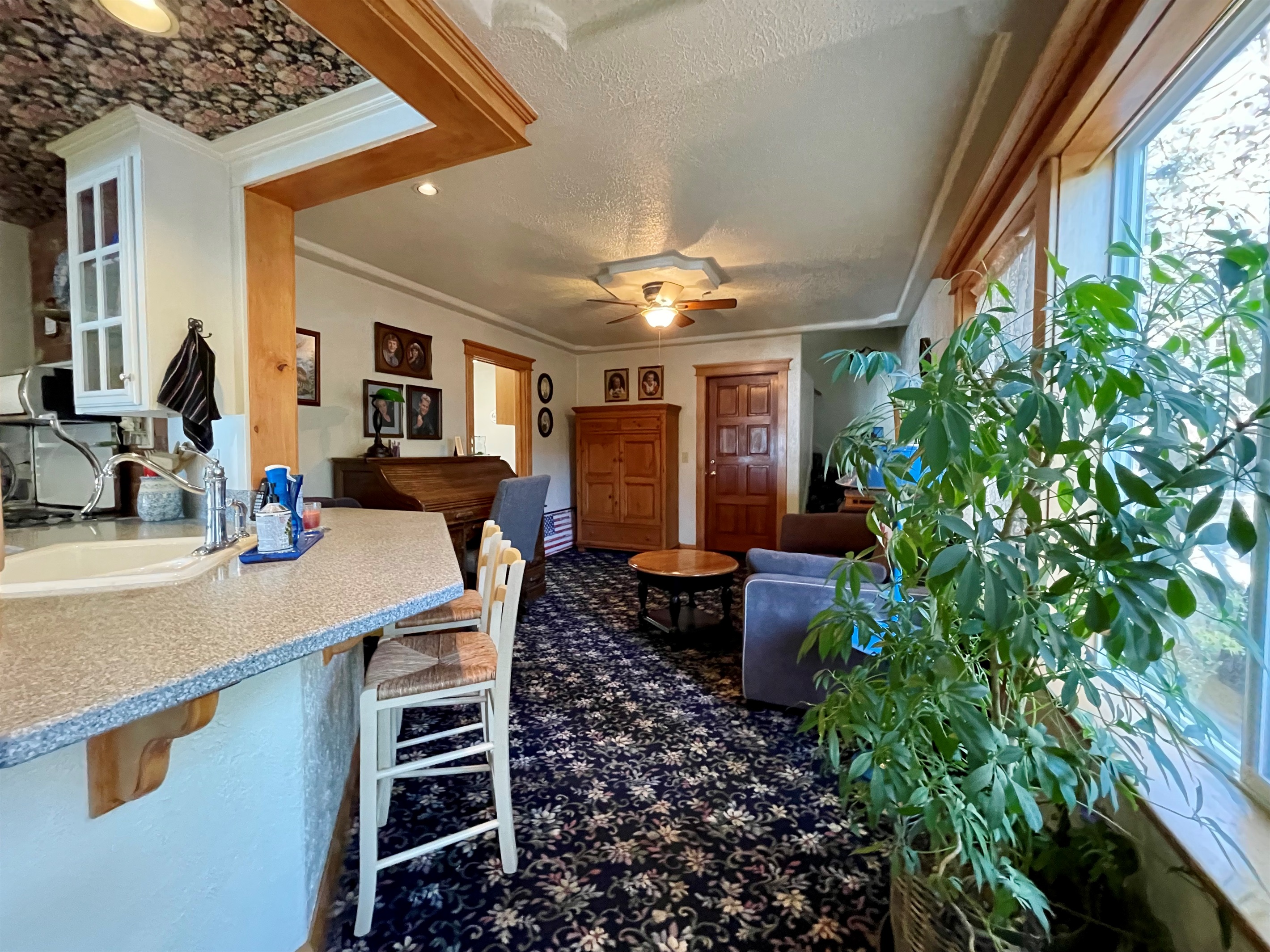 Room near kitchen with board games & TV for DVD