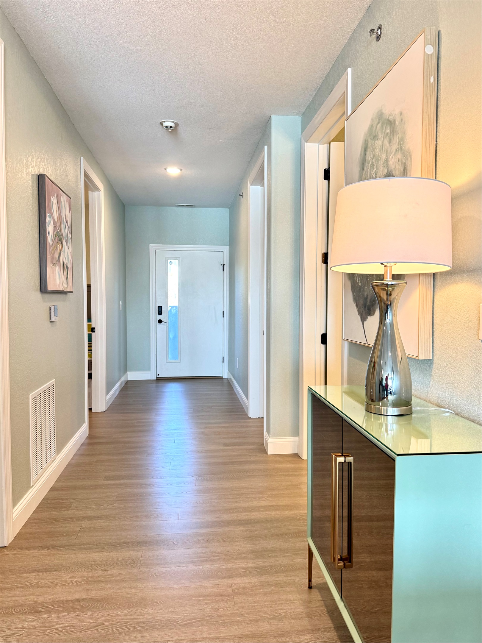 Wide hallways for easy access and ADA compliant