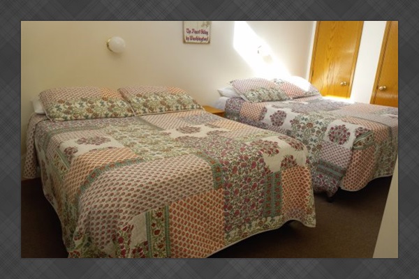 2 Full-size beds upstairs