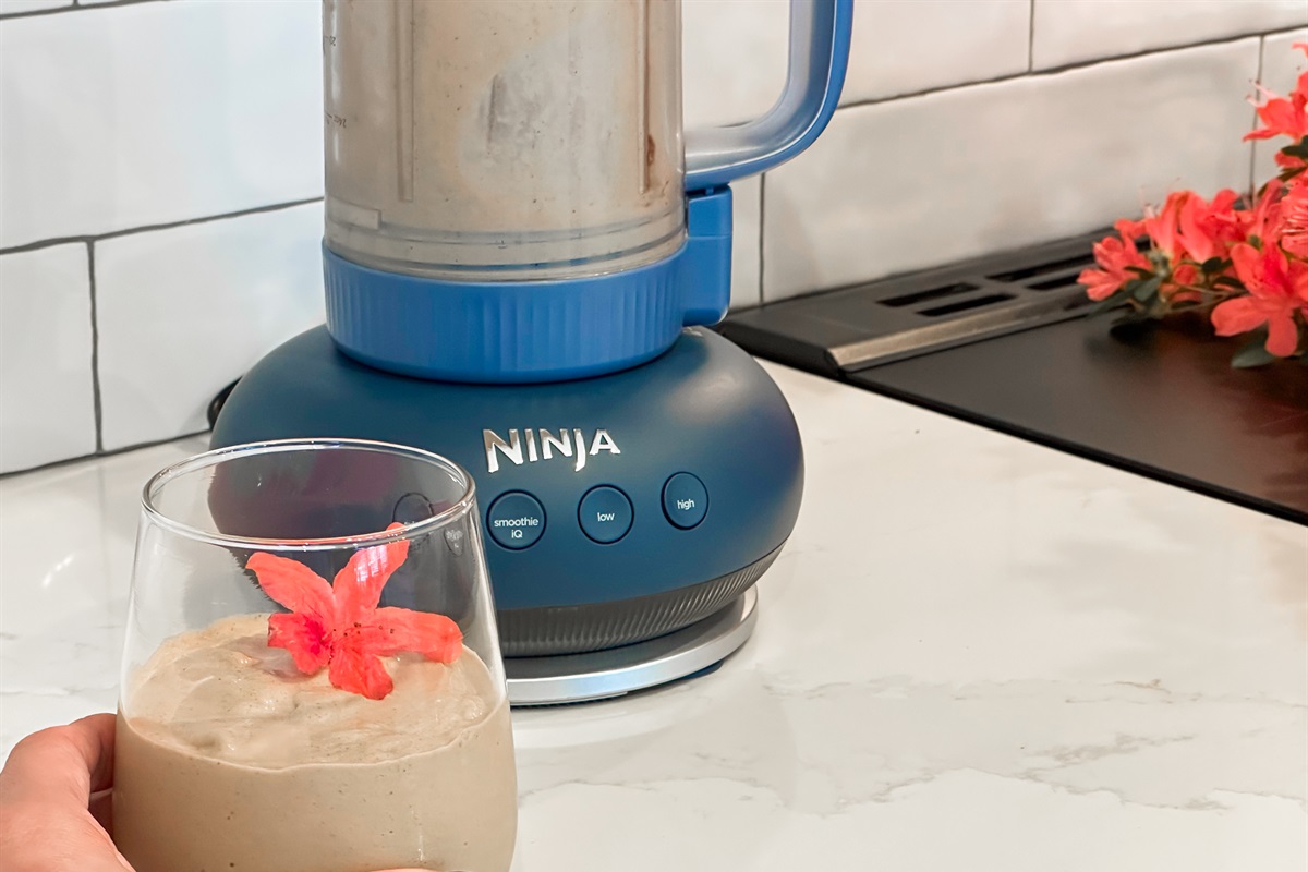 Prepare healthy smoothies with the Ninja blender.