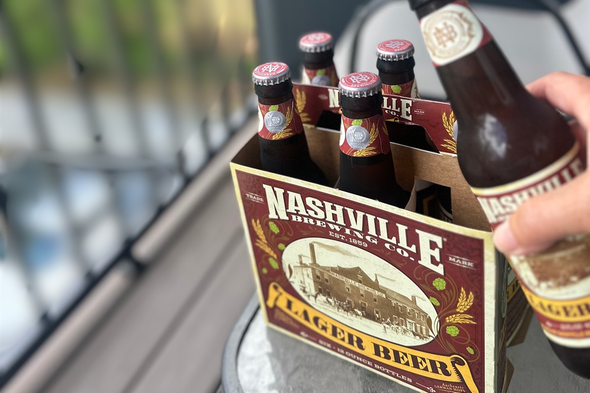Coffee in the morning and local Nashville beer in the afternoon after a day at a conference or out on Broadway. 