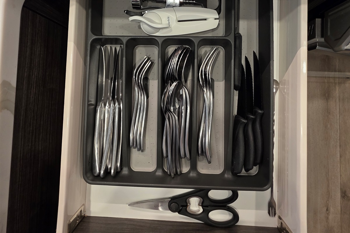 All the Cutlery plus much more for Guests!