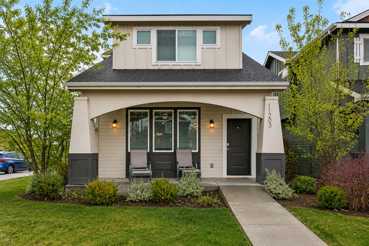 Beautiful view from the front of this home