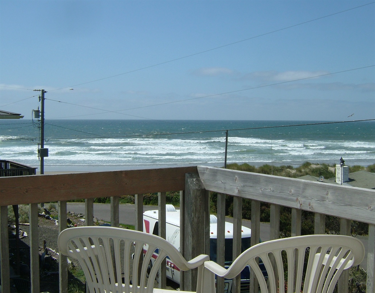 View from second floor deck