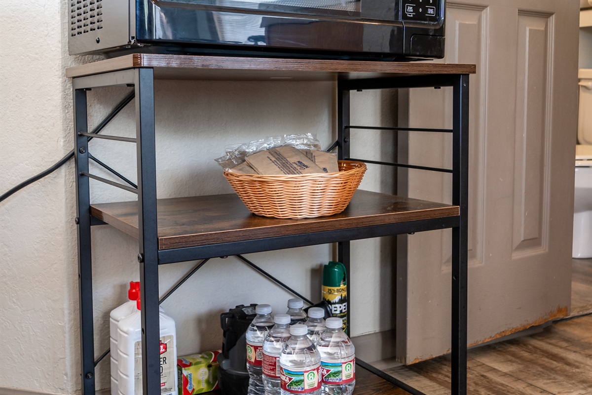 Microwave and treats