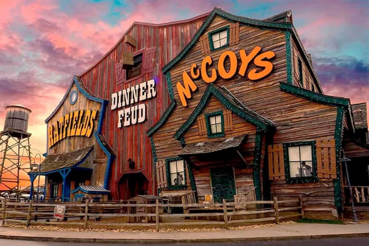 Hatfield and McCoy Dinner Show, just a 18 minute drive