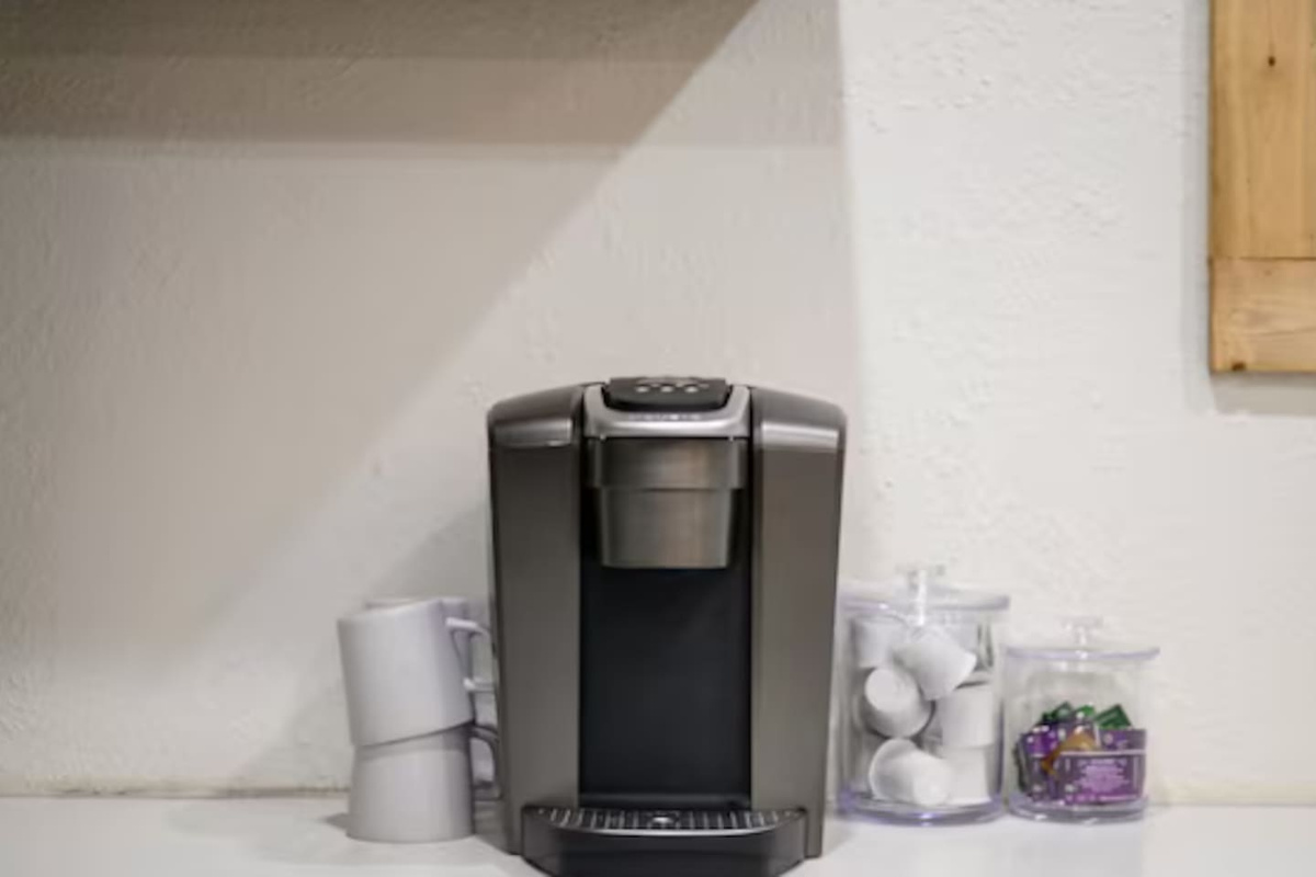 Coffee station stocked for your morning brew