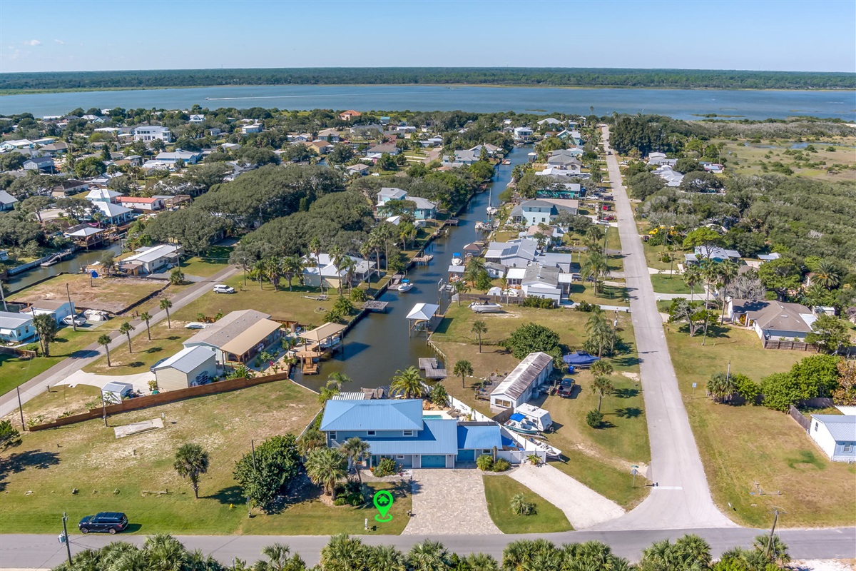 Aerial Looking Towards Intracoastal Waterway