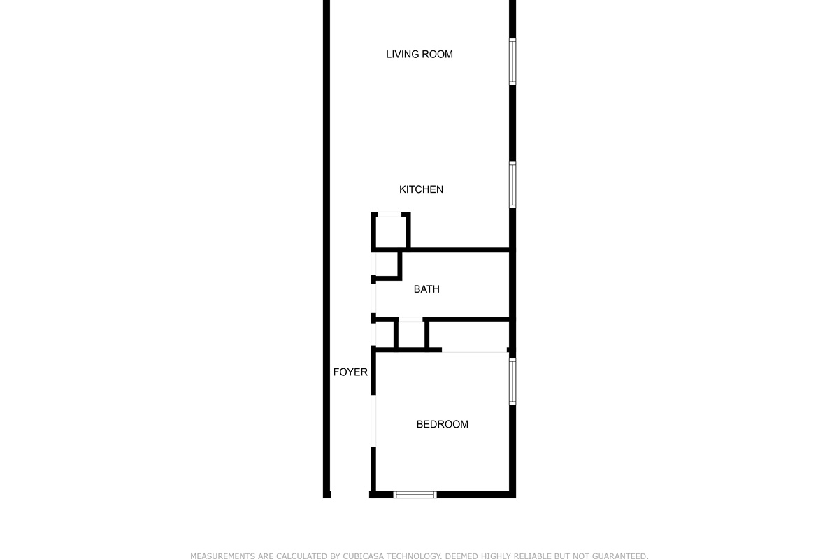 Floor Plan, Unit 105