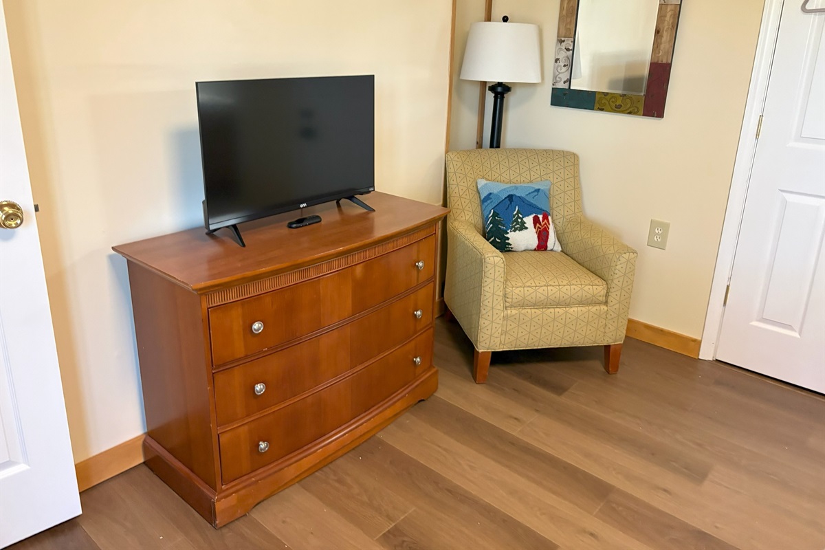Second view of basement level bedroom