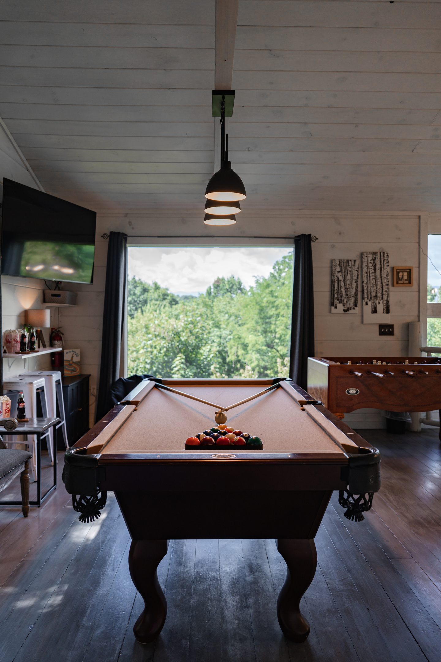 Billiards with a view.