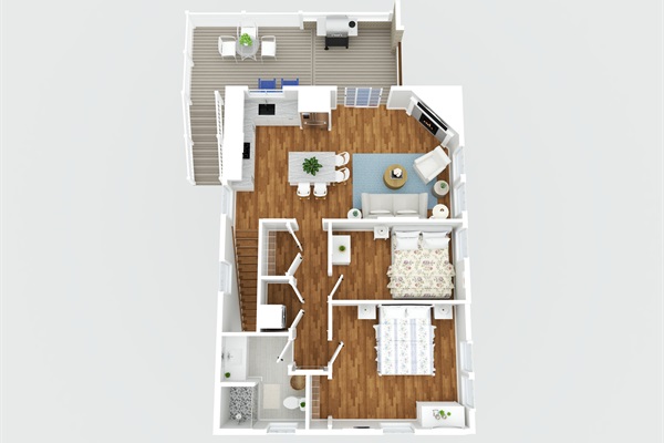 A clear view of the home’s layout