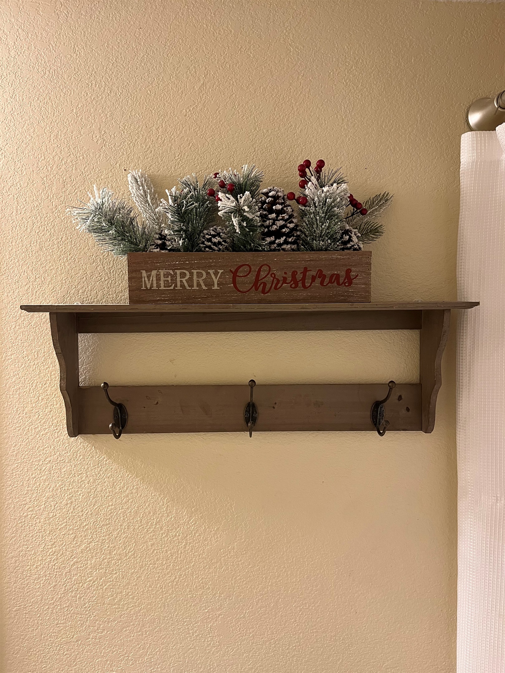 Even the bathrooms have been decorated