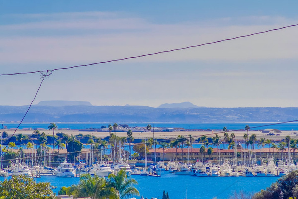 You can easily see Mexico from the deck