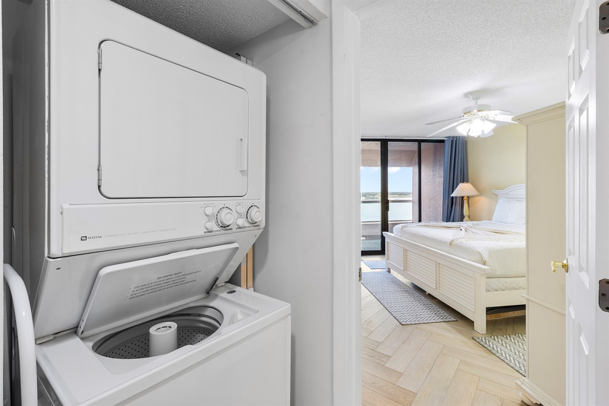 washer/dryer in unit