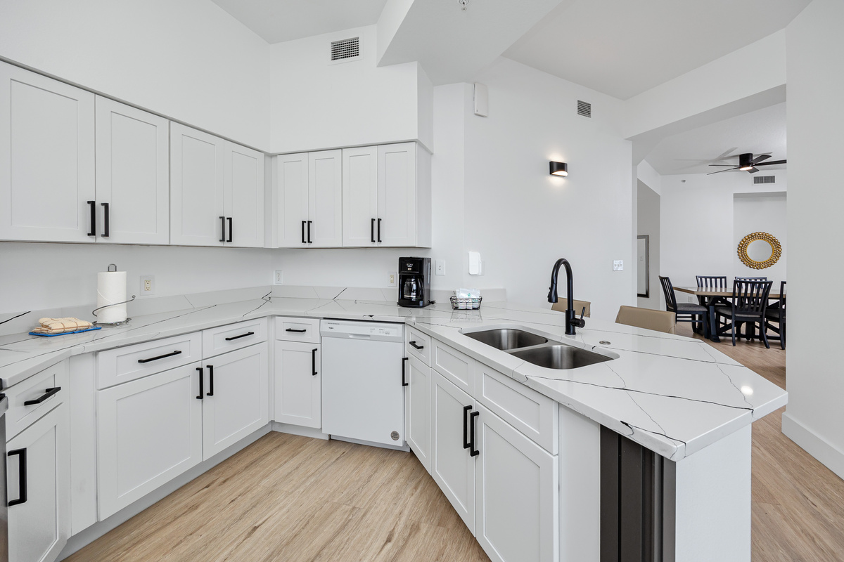 Perfect place for preparing meals or snacks
