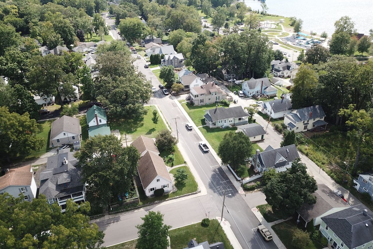 Just a short walk or drive (.3 miles) to beautiful Winona Lake and all that it offers.