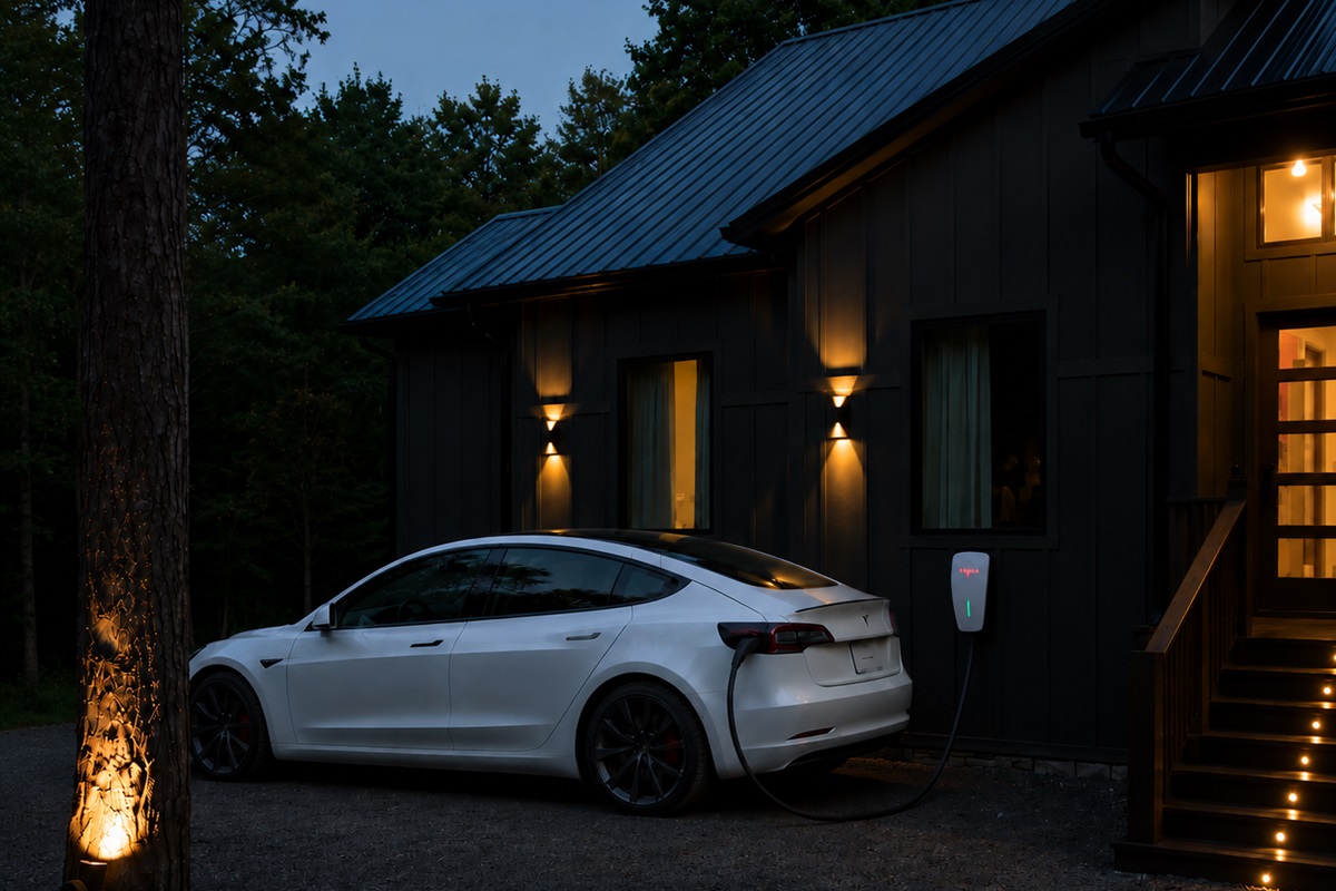 Charging Station: Plug in your electric vehicle and unwind amidst nature's tranquility!
