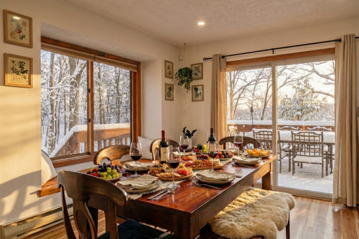 Large dining room table to fit a feast